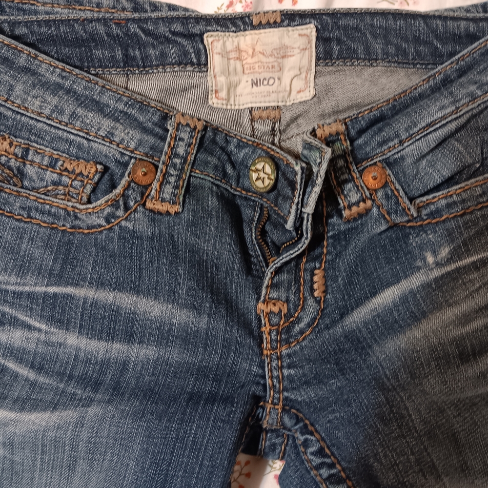 Big Star Dark Wash Skinny Jeans